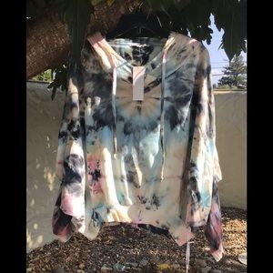 NWT Young Fabulous & Broke tie dye sweatshirt